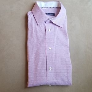 Robert Graham 16.5 42 pink button down shirt
